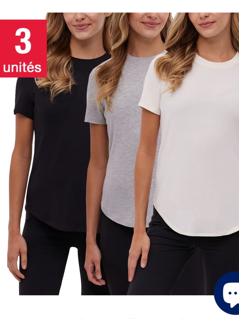 BENCH - 3-Pack Women's T-Shirt